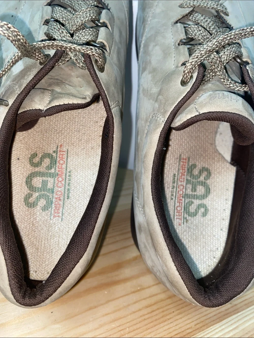 SAS Free Time Oxford Nubuck Walking Shoes Made In USA Tan Women’s Size 11 Narrow